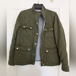 JCrew Quilted downtown field jacket
